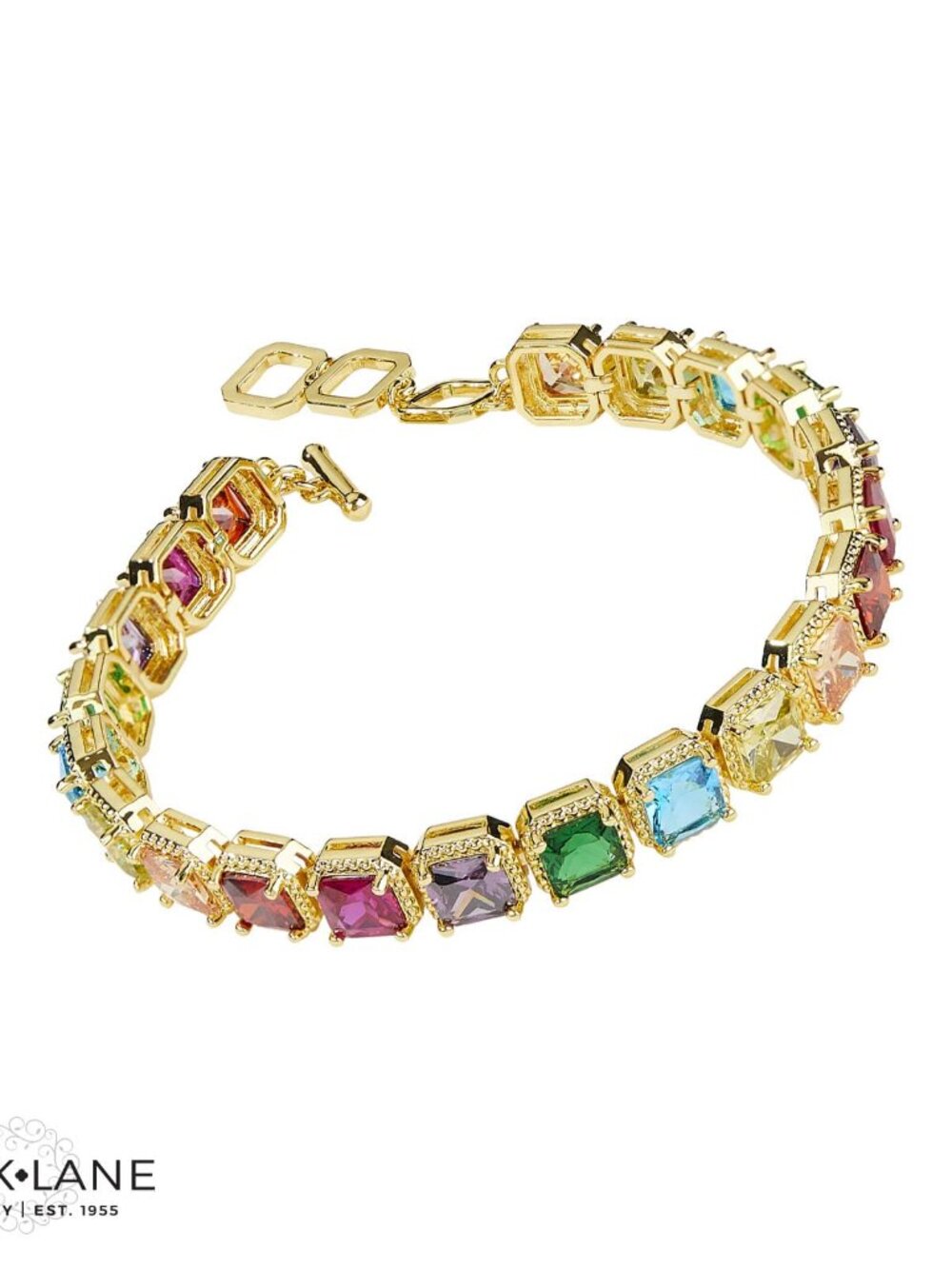 Park Lane Over the Rainbow Impression Tennis Bracelet